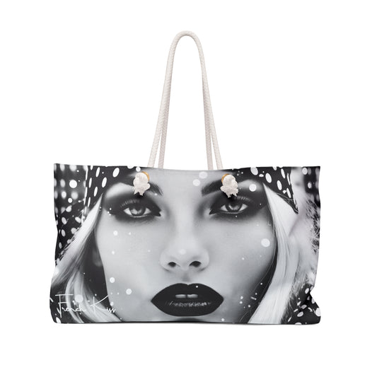 VISAGE Sassy Sexy Chic Weekender Accessory Bag French Kiss Pop Art, Classy, Couture, Travel, Fashion, Beauty gift item