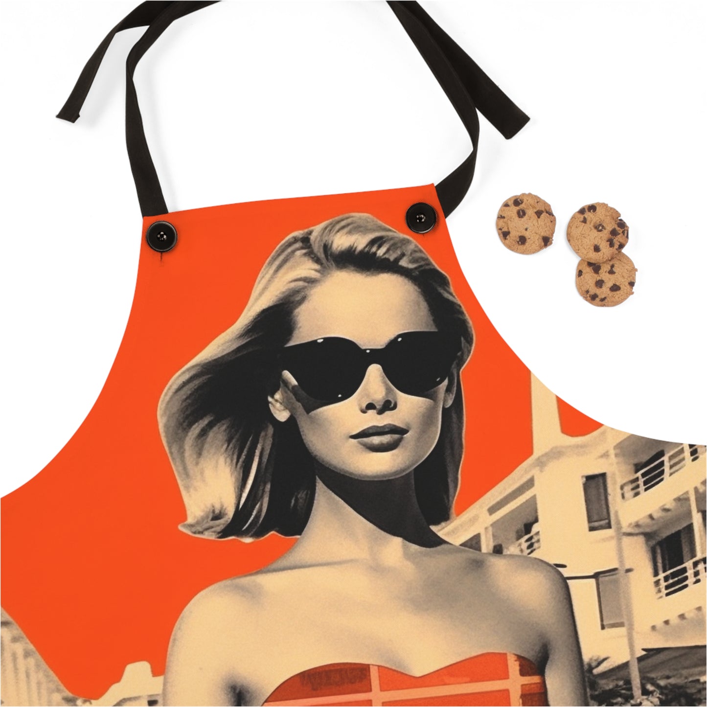 JENNY Chef APRON, French Couture, Pop Art, Travel, Fashion, Gourmet, Cuisine, Cook, France, must have gift item
